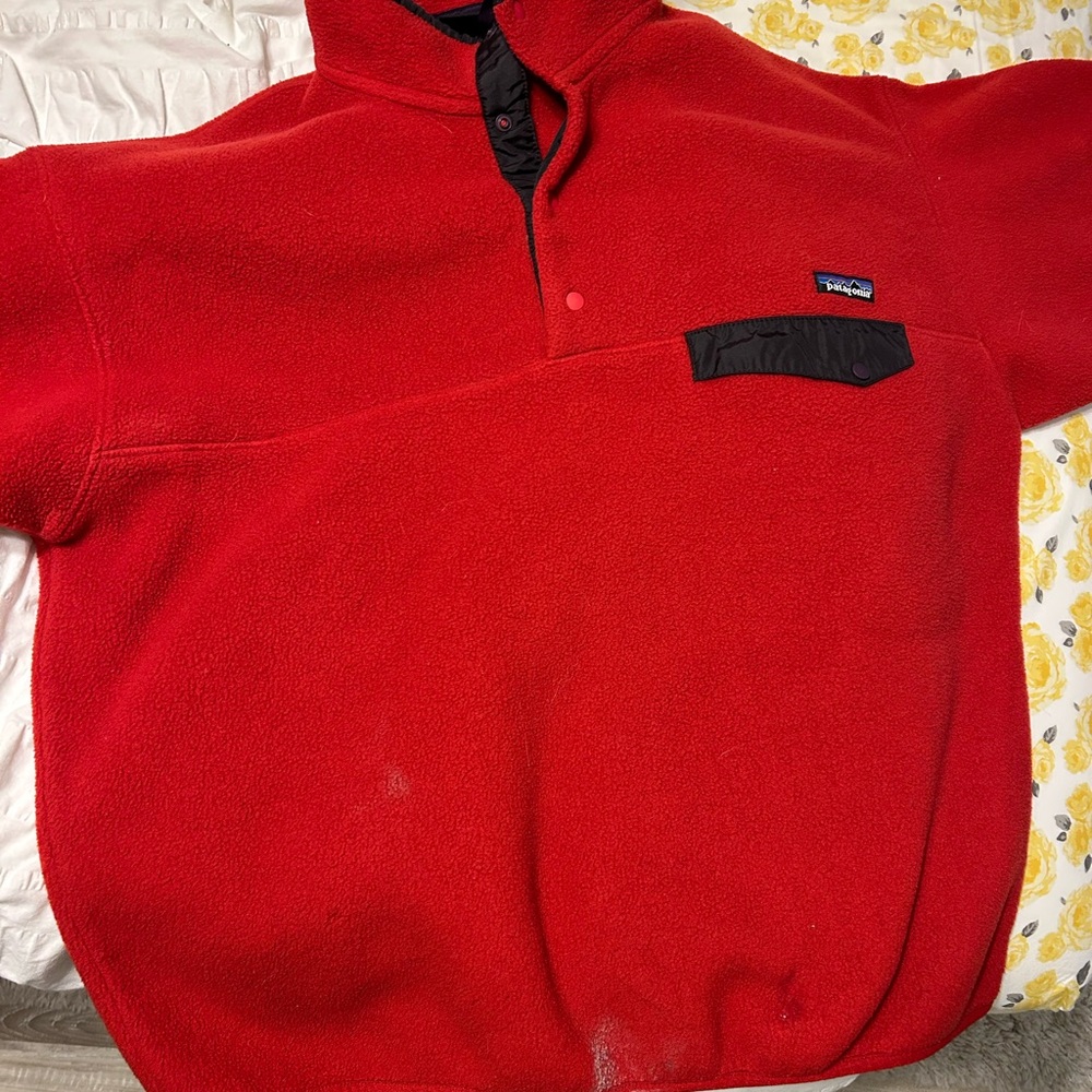 Patagonia Synchilla Red Fleece Jacket